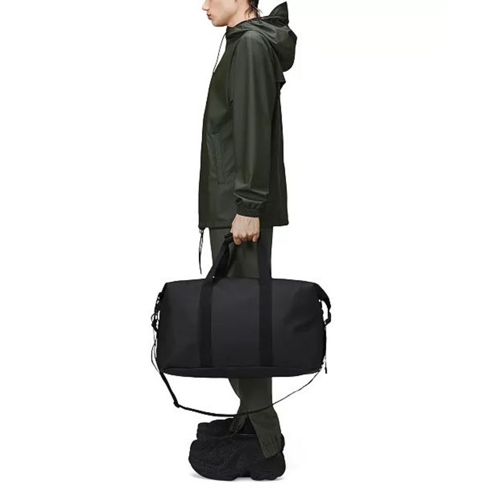 Rains Weekend Bag M3 Black Waterproof Duffle Travel Gym Bag 14281 NEW